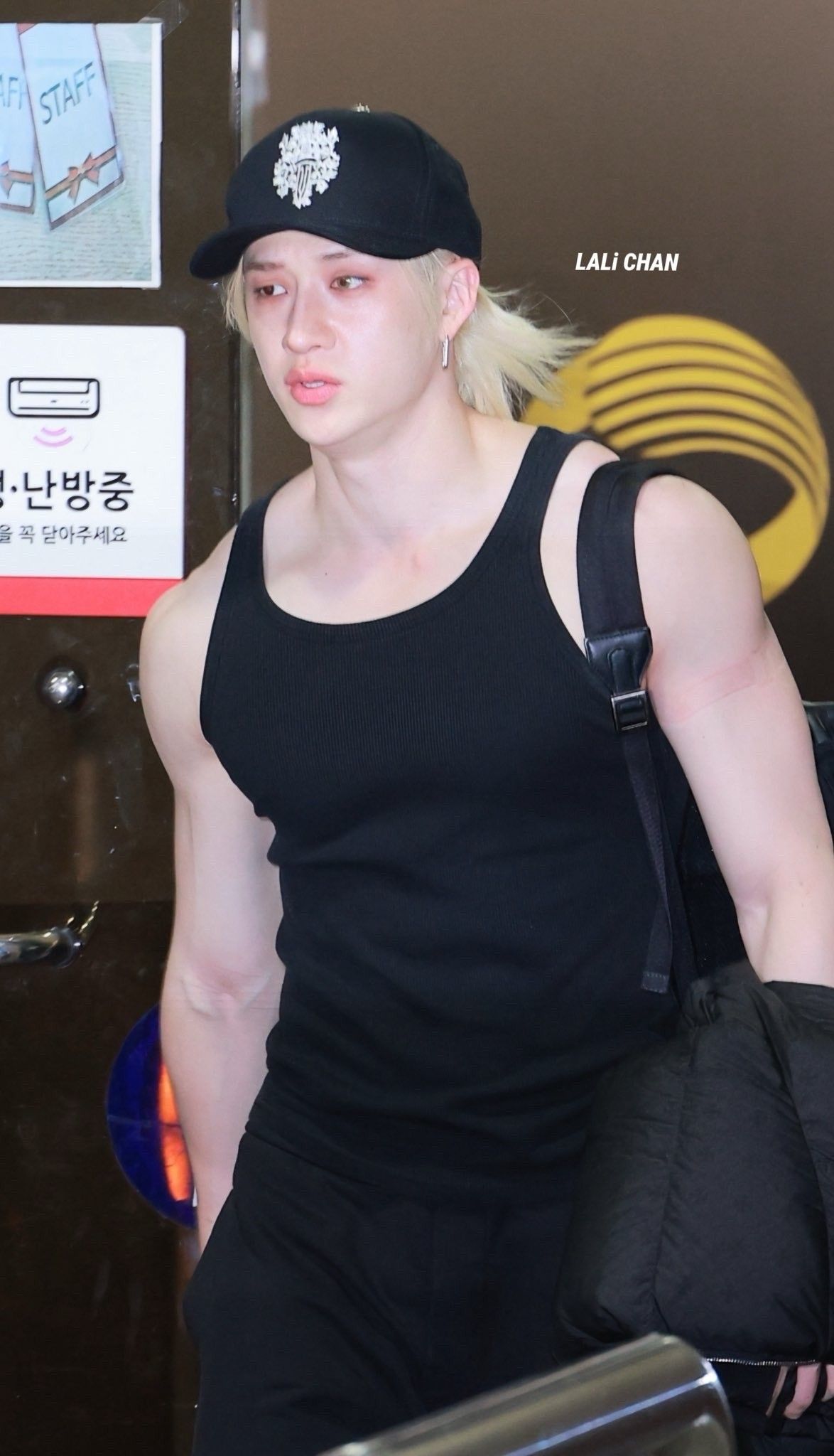 A heartfelt wallpaper shared by Bang Chan (Stray Kids)'s fans