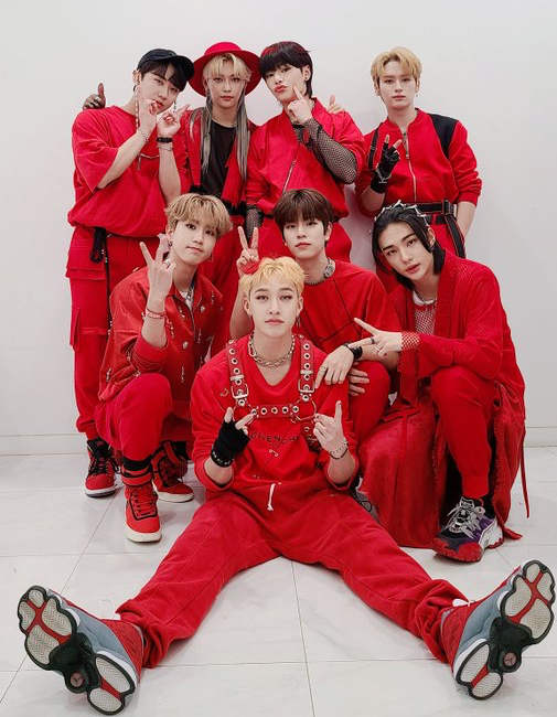 Recent activity shot of Stray Kids