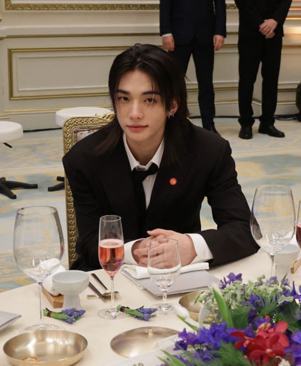 Behind-the-scenes cut of Hyunjin (Stray Kids)