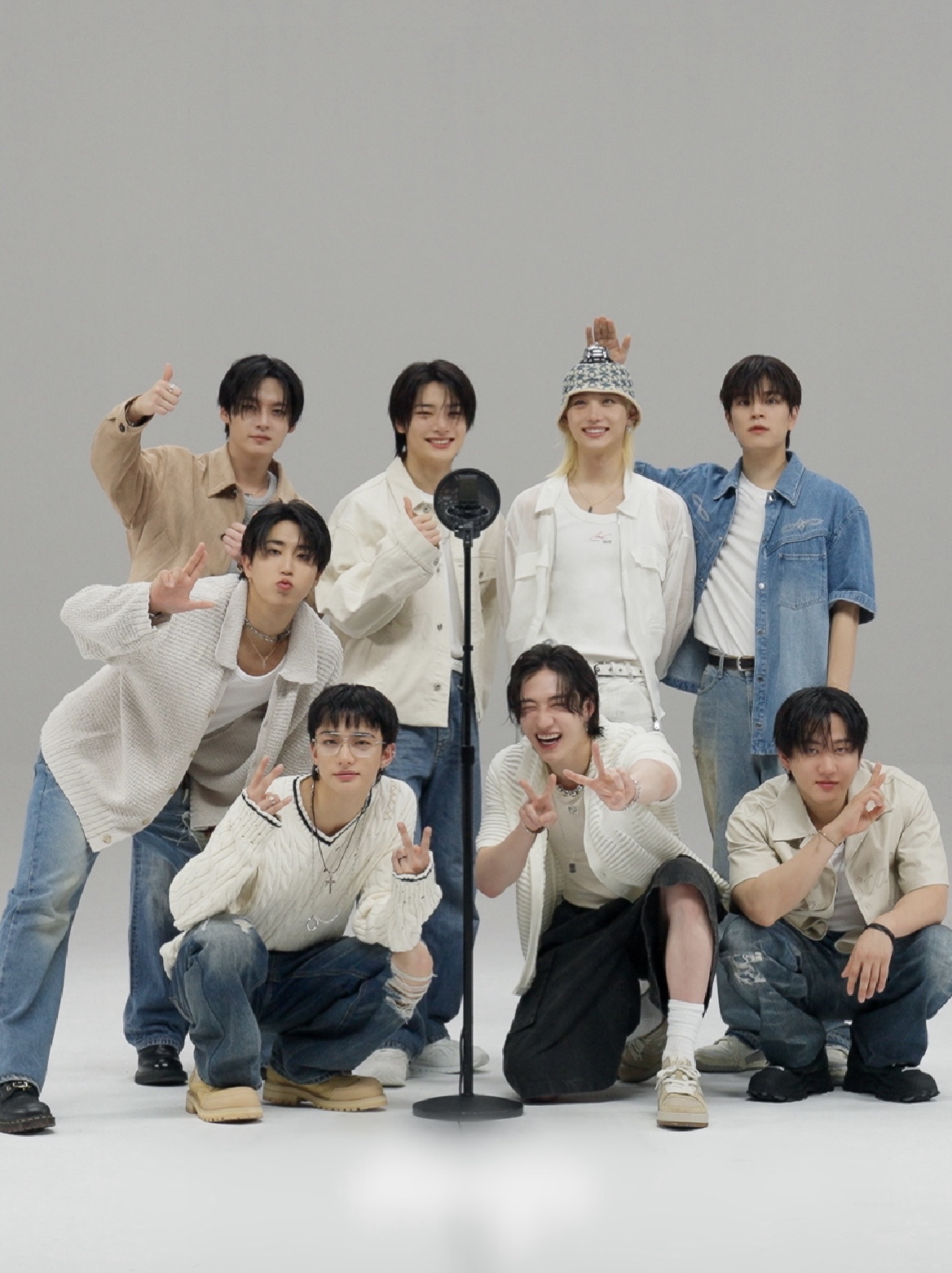 A moment captured by Stray Kids's fan