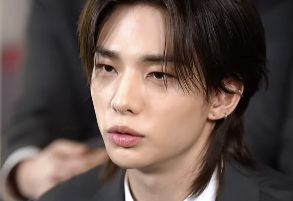 Behind-the-scenes cut of Hyunjin (Stray Kids)