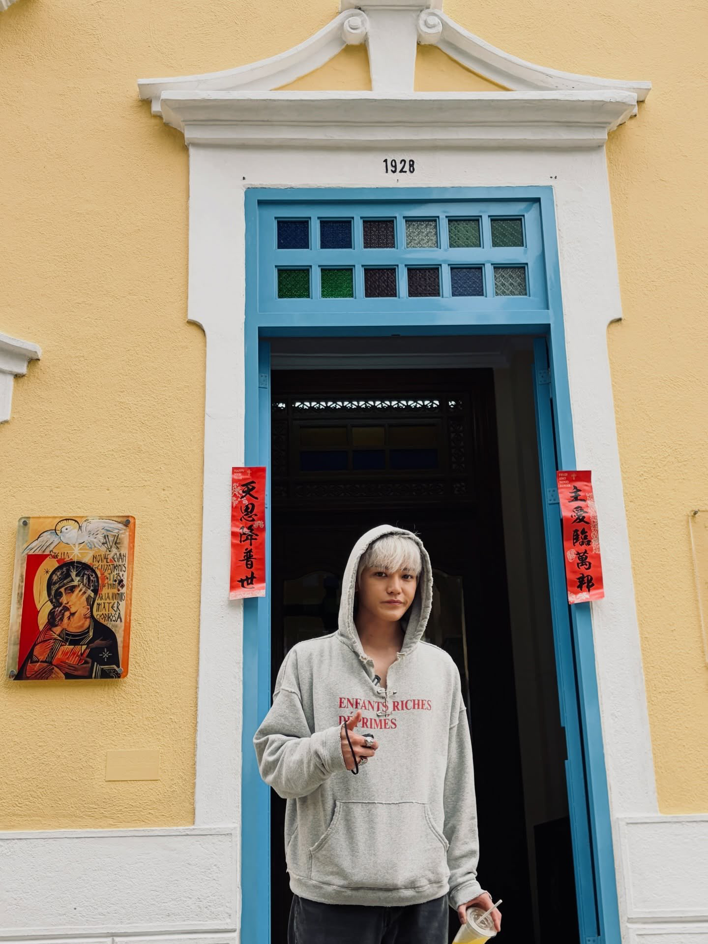 A moment captured by Taeyong (NCT 127)'s fan