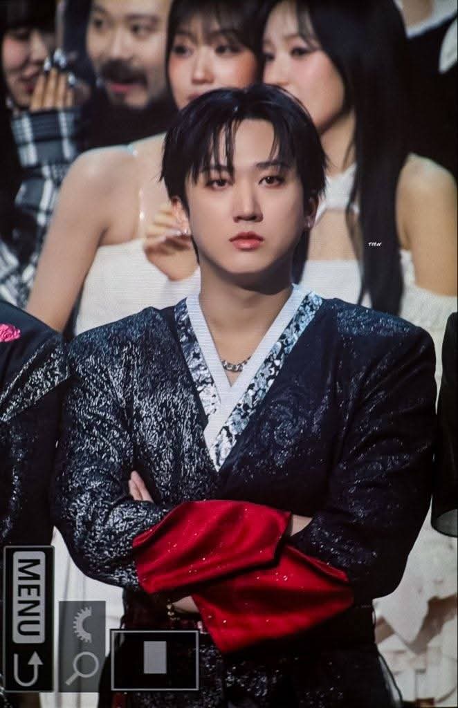 A moment captured by Changbin (Stray Kids)'s fan