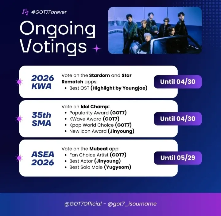 GOT7의 비하인드 컷