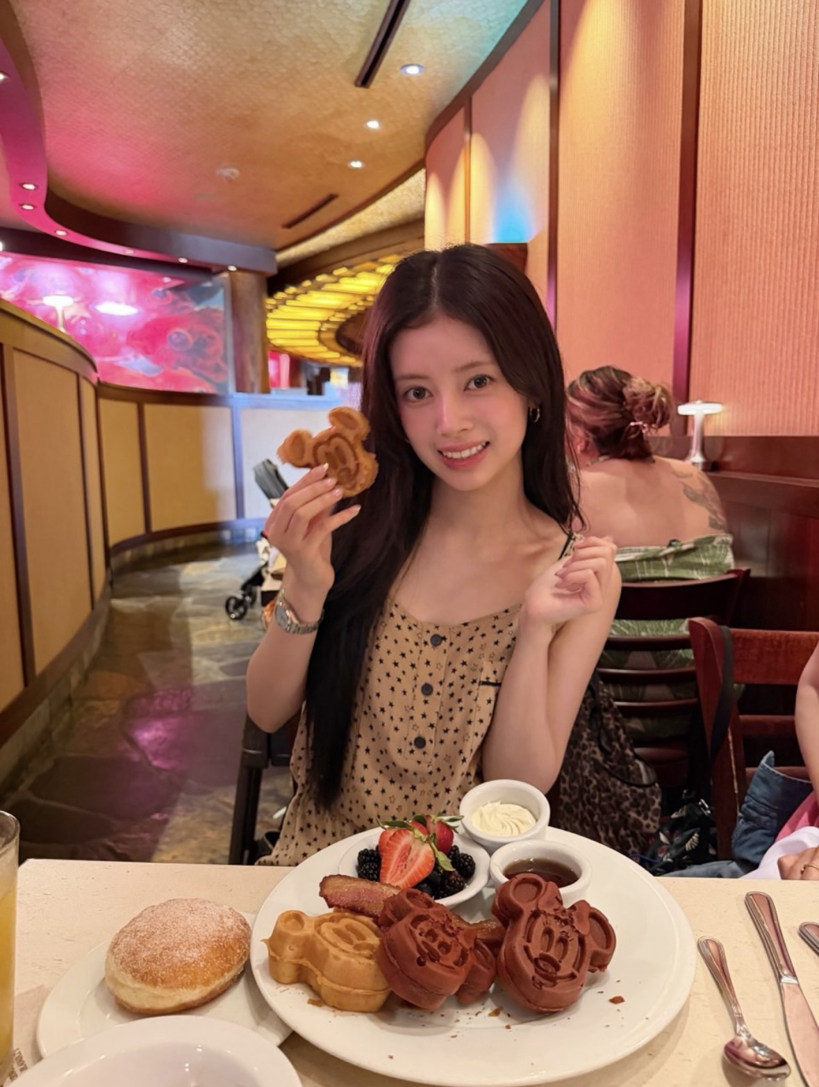 A moment captured by Rima (NiziU)'s fan