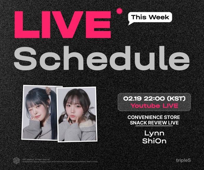 A moment captured by tripleS's fan