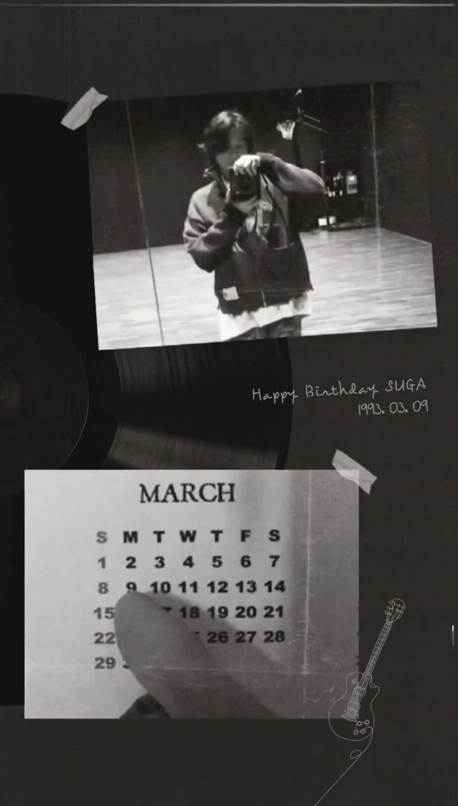 A moment captured by SUGA (BTS)'s fan