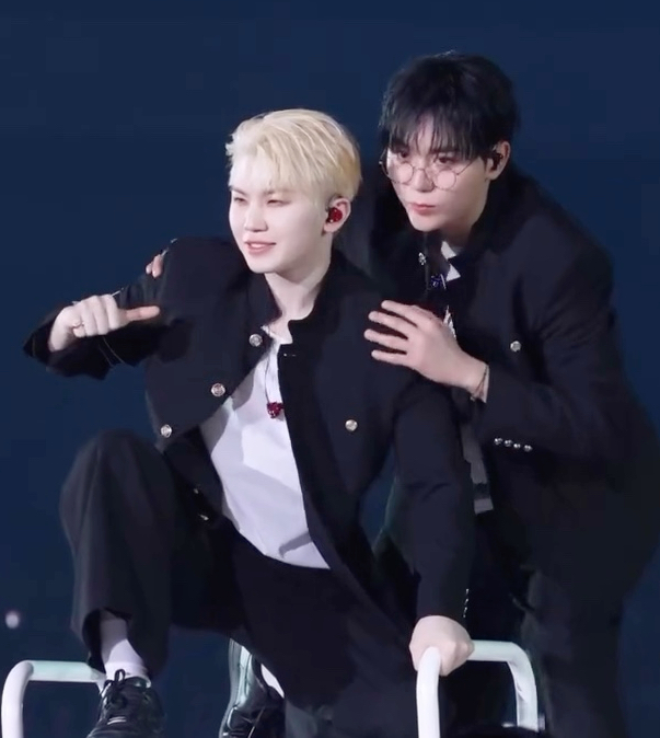 Recent activity shot of Woozi (SEVENTEEN)