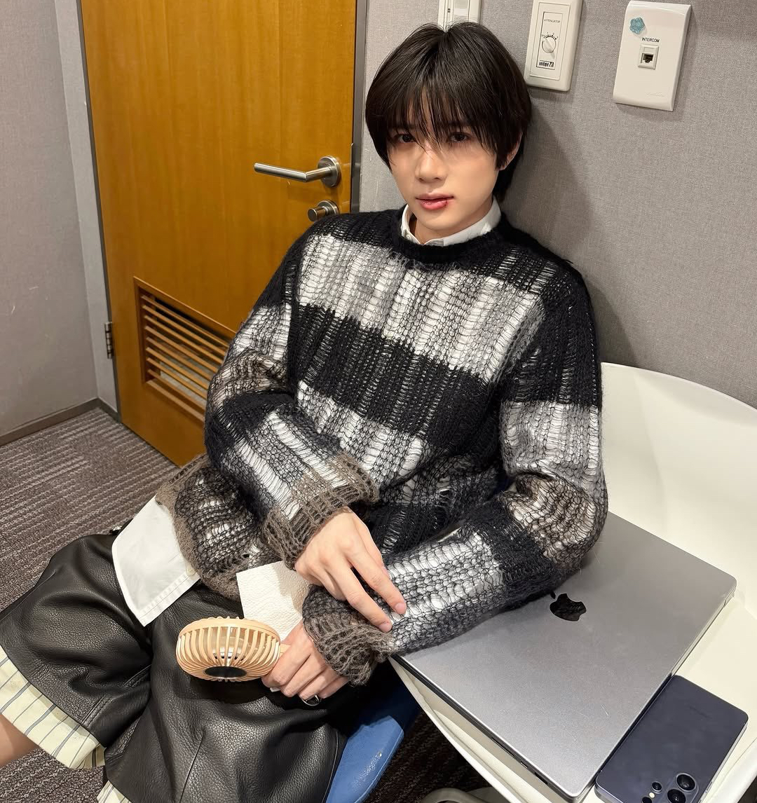 A moment captured by Beomgyu (TOMORROW X TOGETHER)'s fan