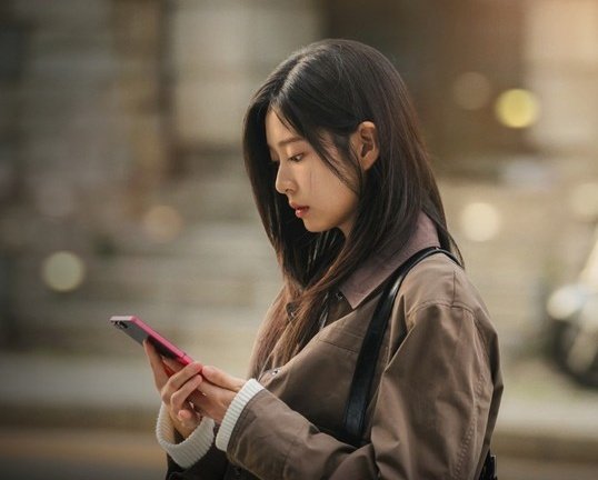 A moment captured by Kim Minju's fan