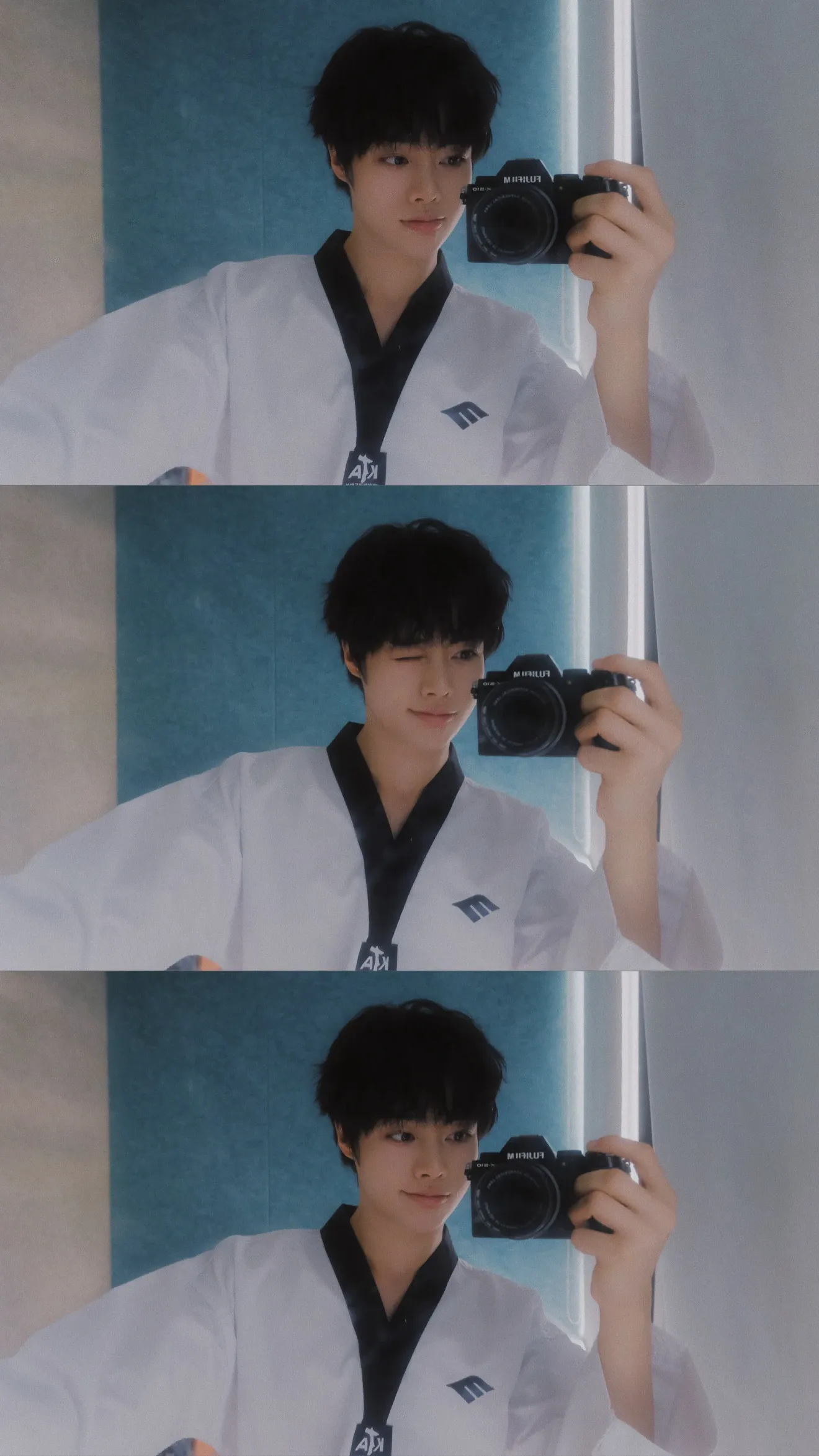 A heartfelt wallpaper shared by Hanbin (TEMPEST)'s fans