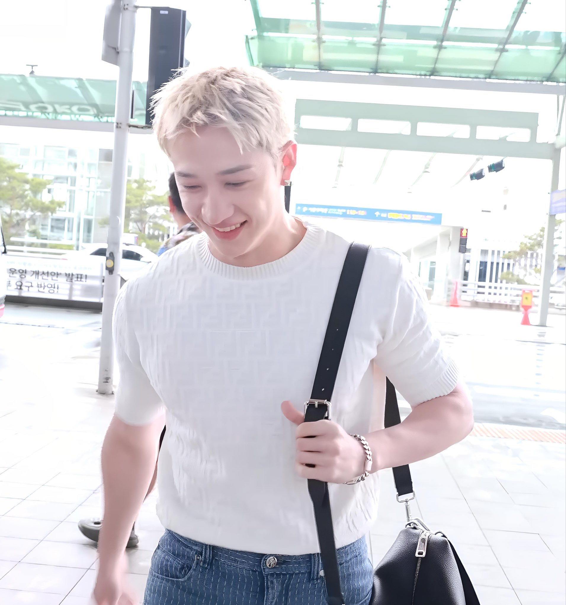 A moment captured by Bang Chan (Stray Kids)'s fan
