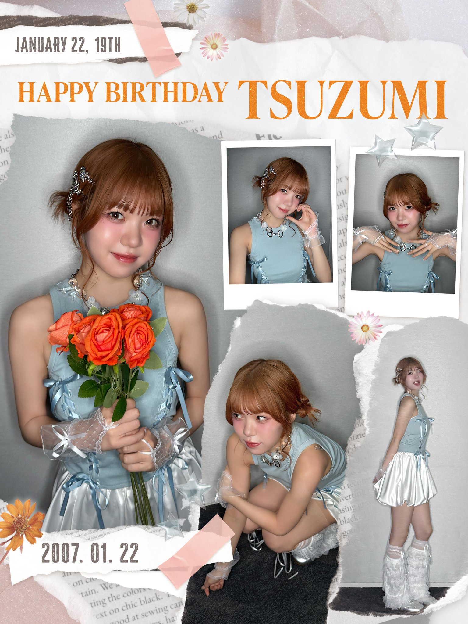 Behind-the-scenes cut of Ebihara Tsuzumi (ME:I)