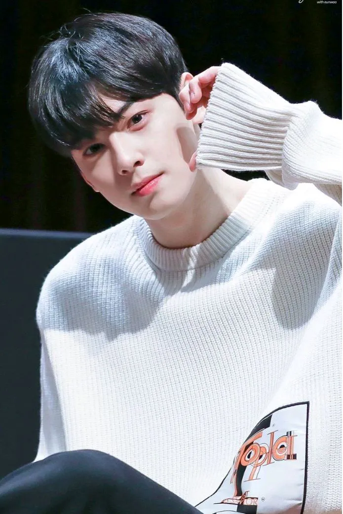 Recent activity shot of Eunwoo (ASTRO)
