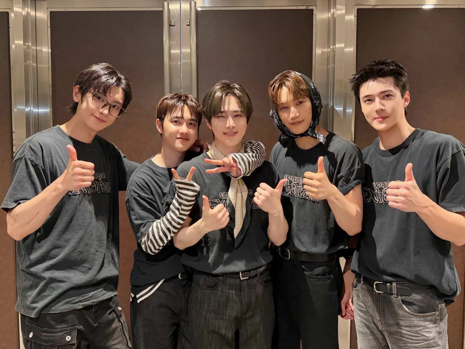 Recent activity shot of EXO