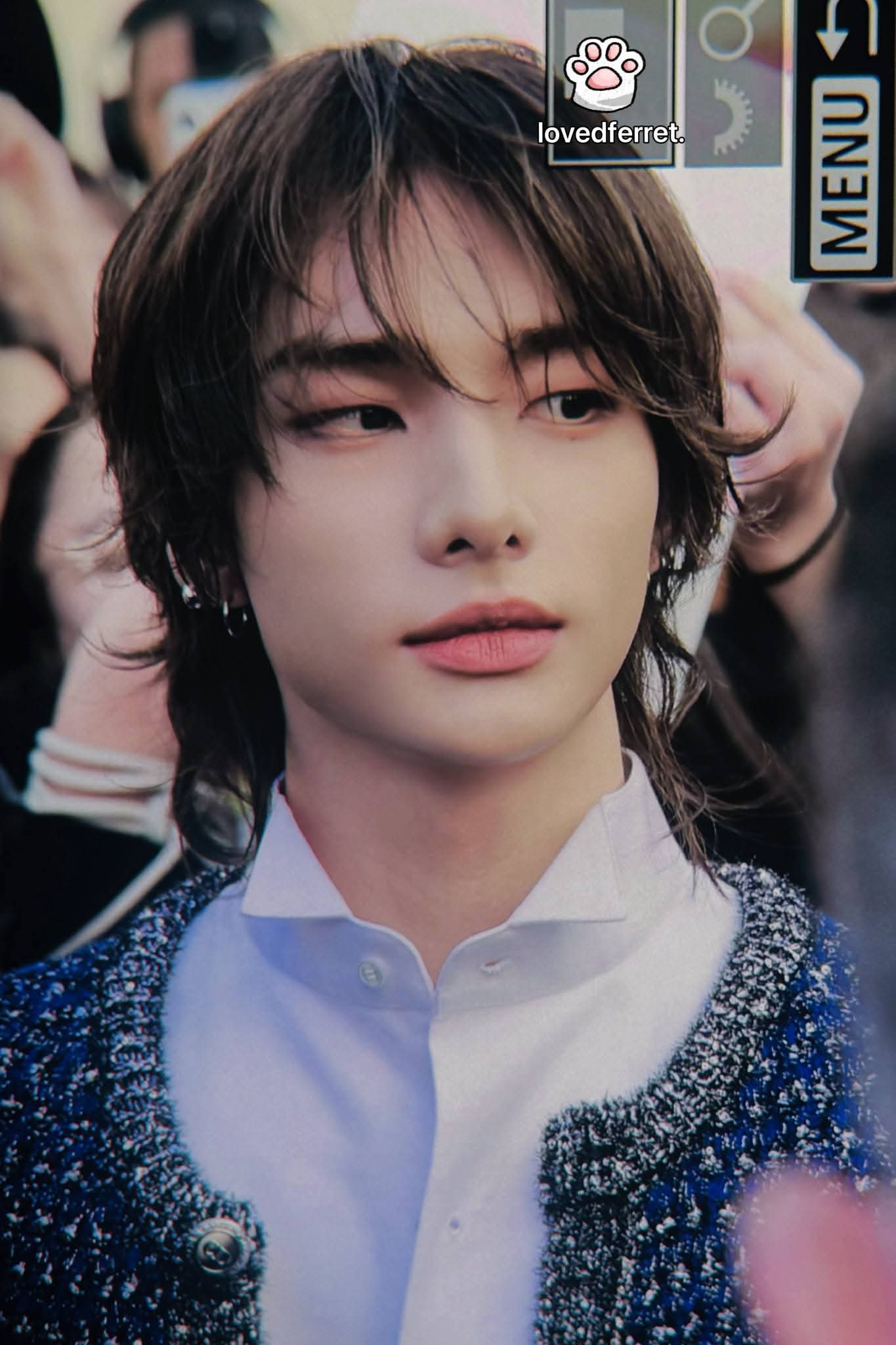 Recent activity shot of Hyunjin (Stray Kids)