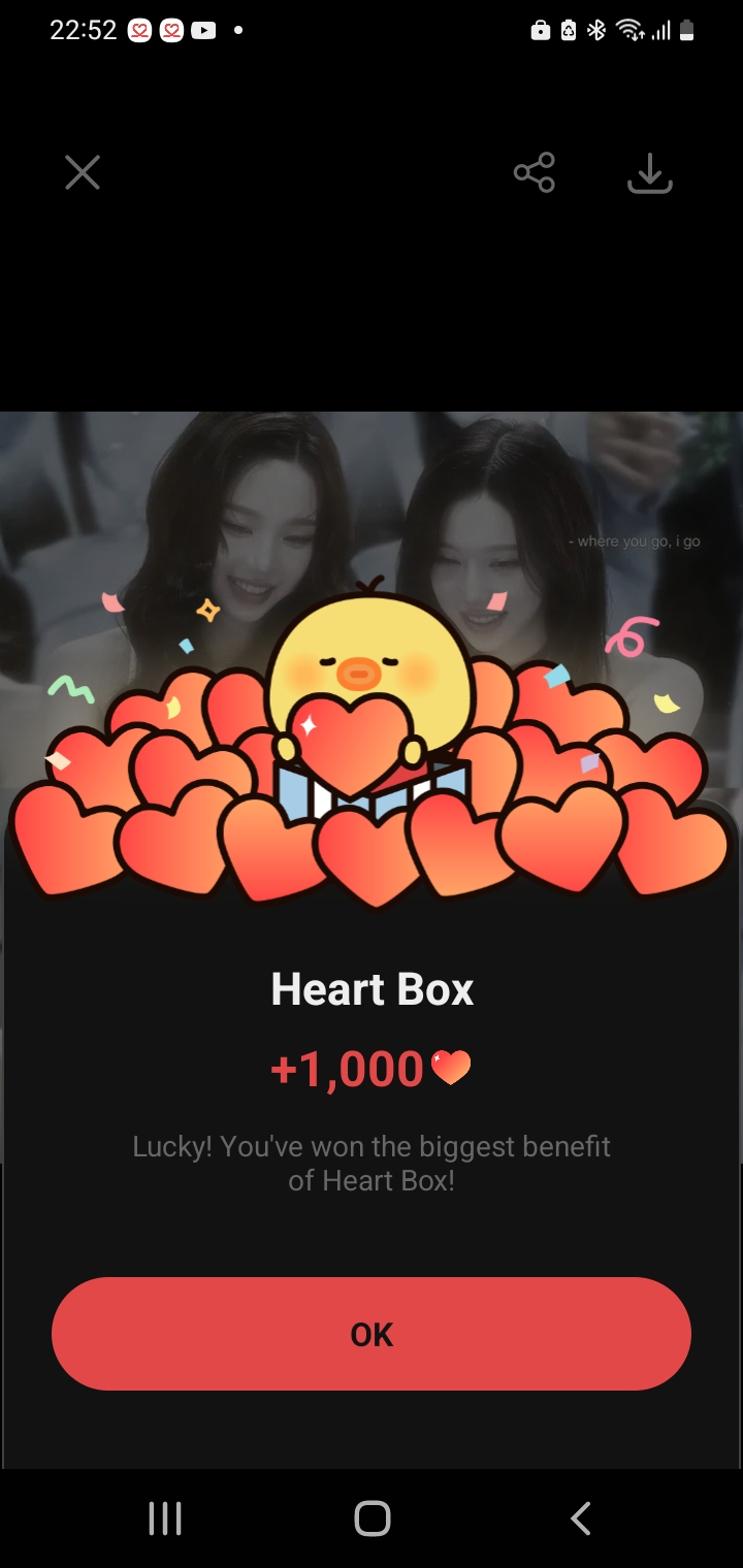 A heartfelt wallpaper shared by Park Boeun (CLASS:y)'s fans