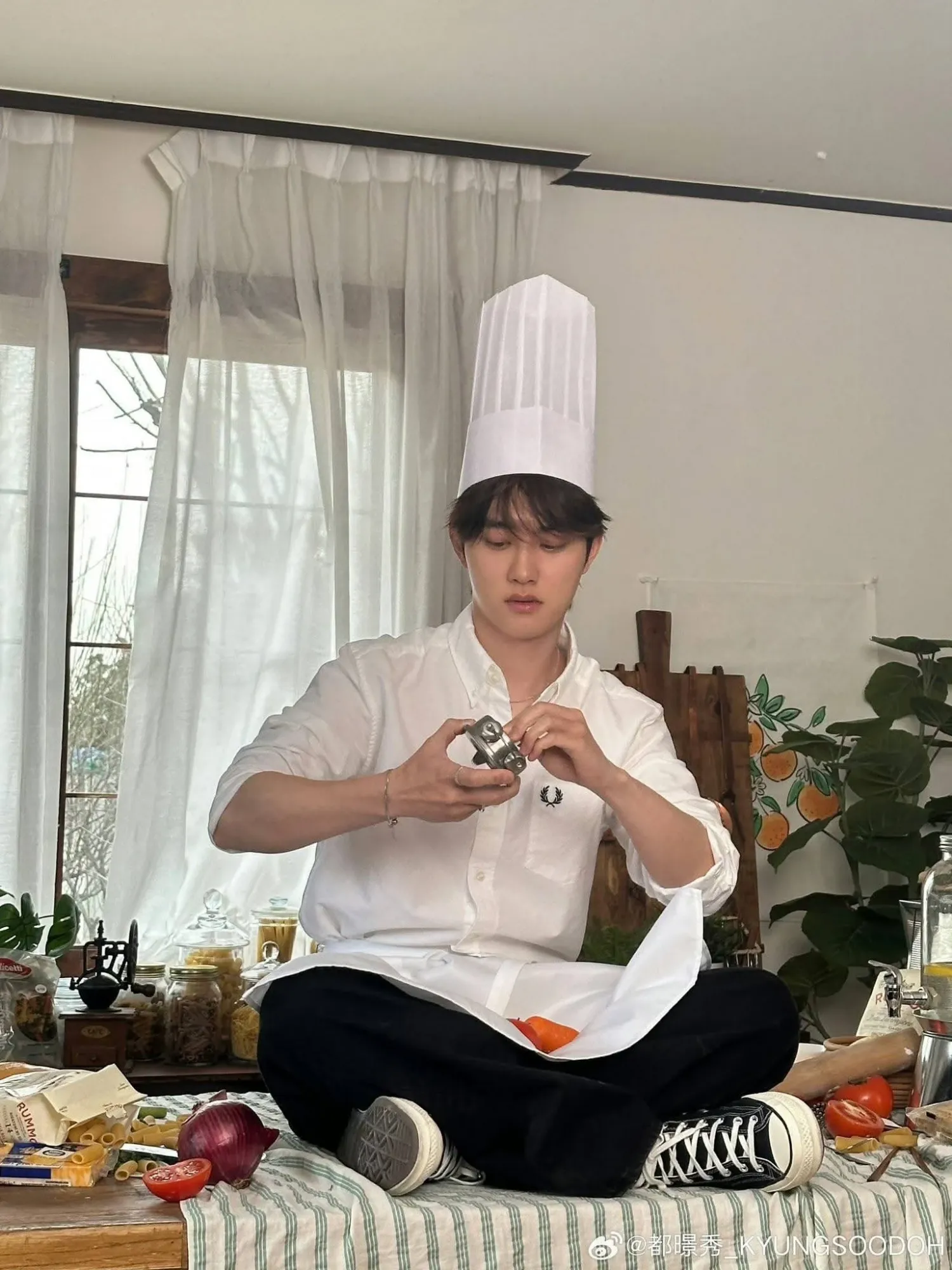 A moment captured by EXO's fan