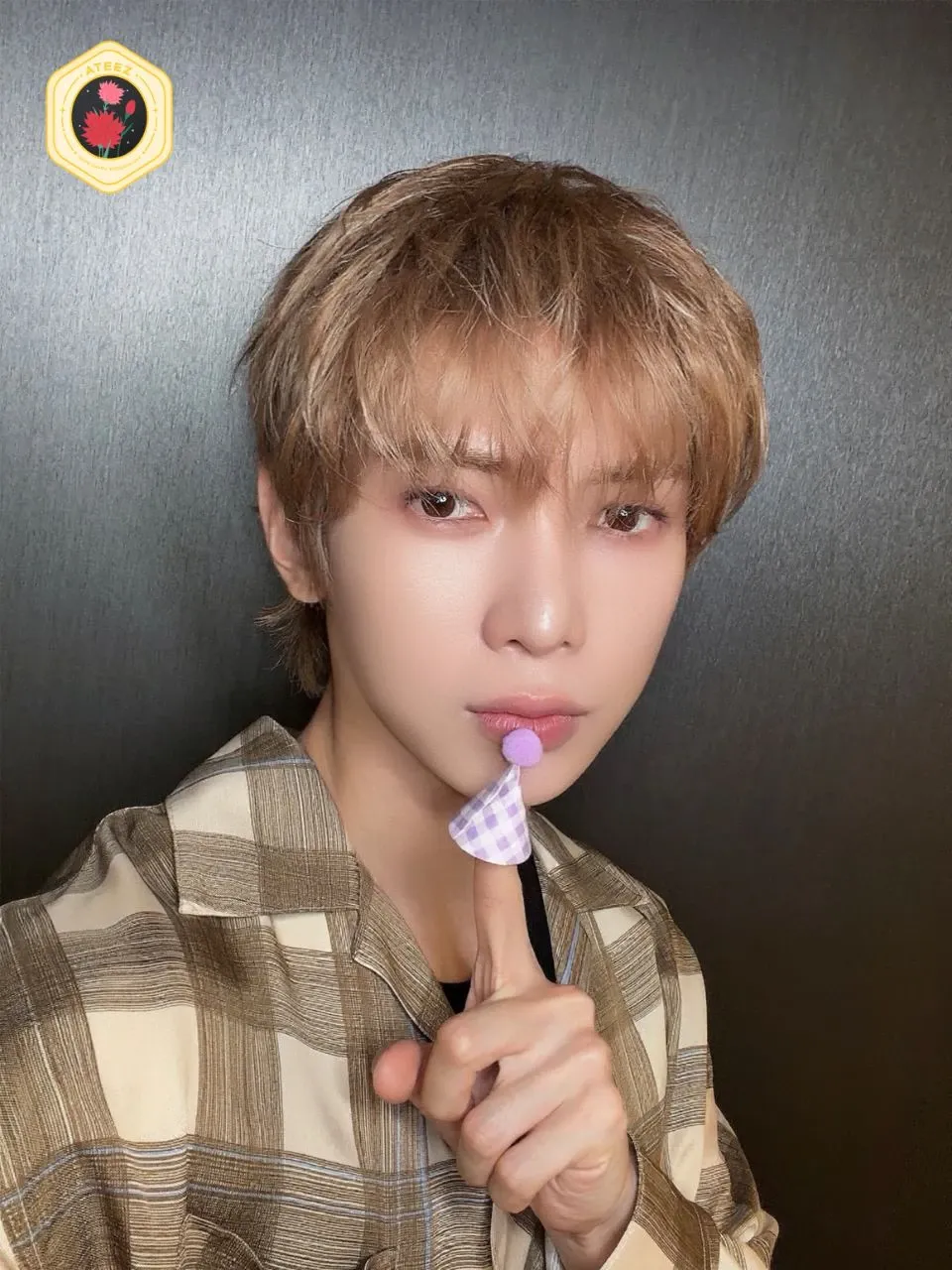 A moment captured by Yeosang (ATEEZ)'s fan