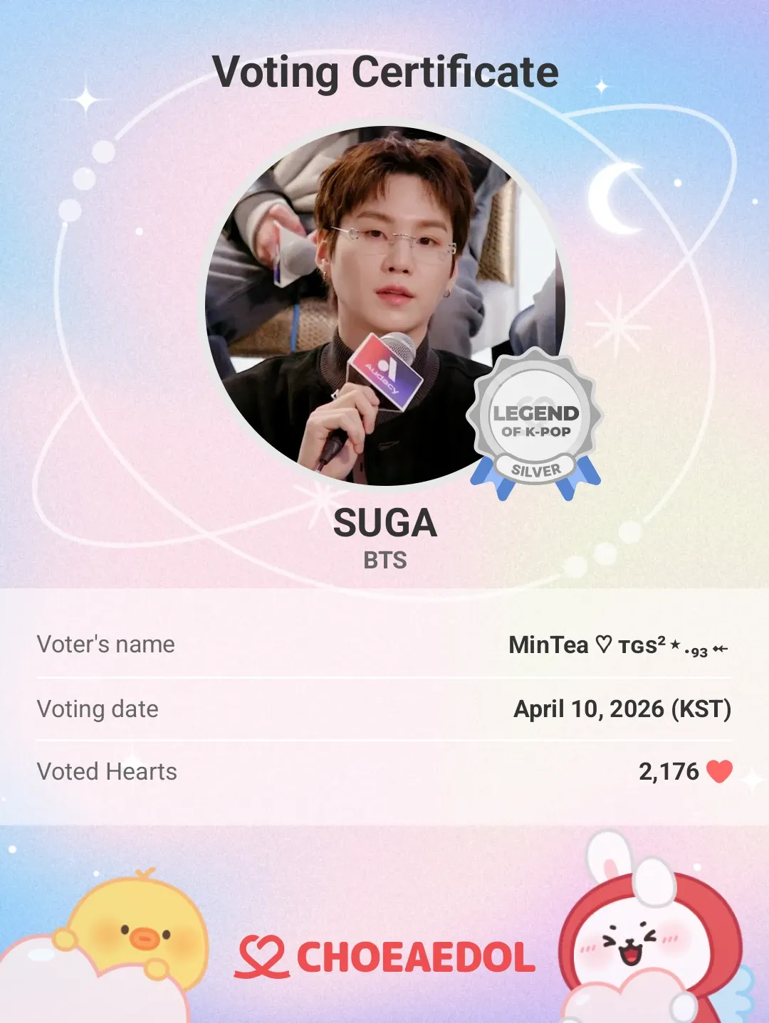 Potret di balik layar SUGA (BTS)