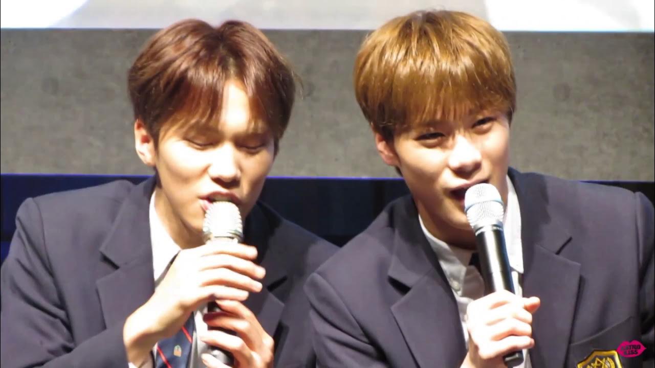 A moment captured by Moonbin (ASTRO)'s fan