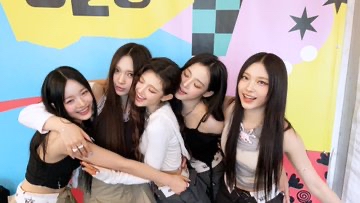 A moment captured by NewJeans's fan