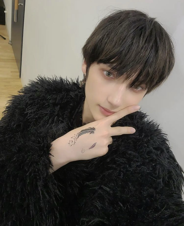 Recent activity shot of HueningKai (TOMORROW X TOGETHER)