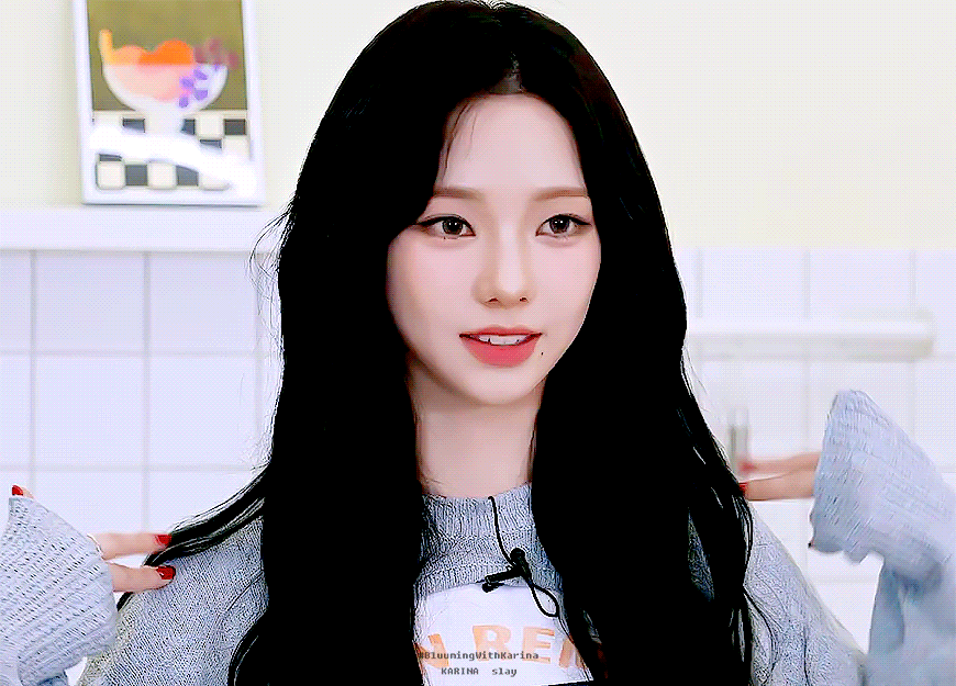 카리나 (에스파)의 비하인드 컷