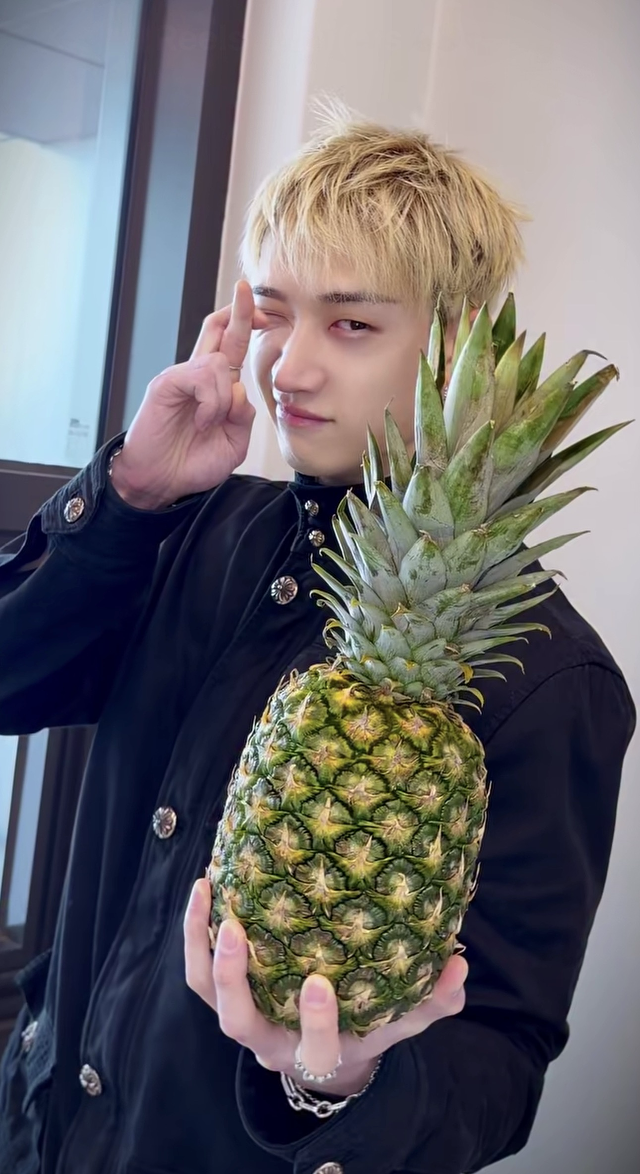 A moment captured by Bang Chan (Stray Kids)'s fan