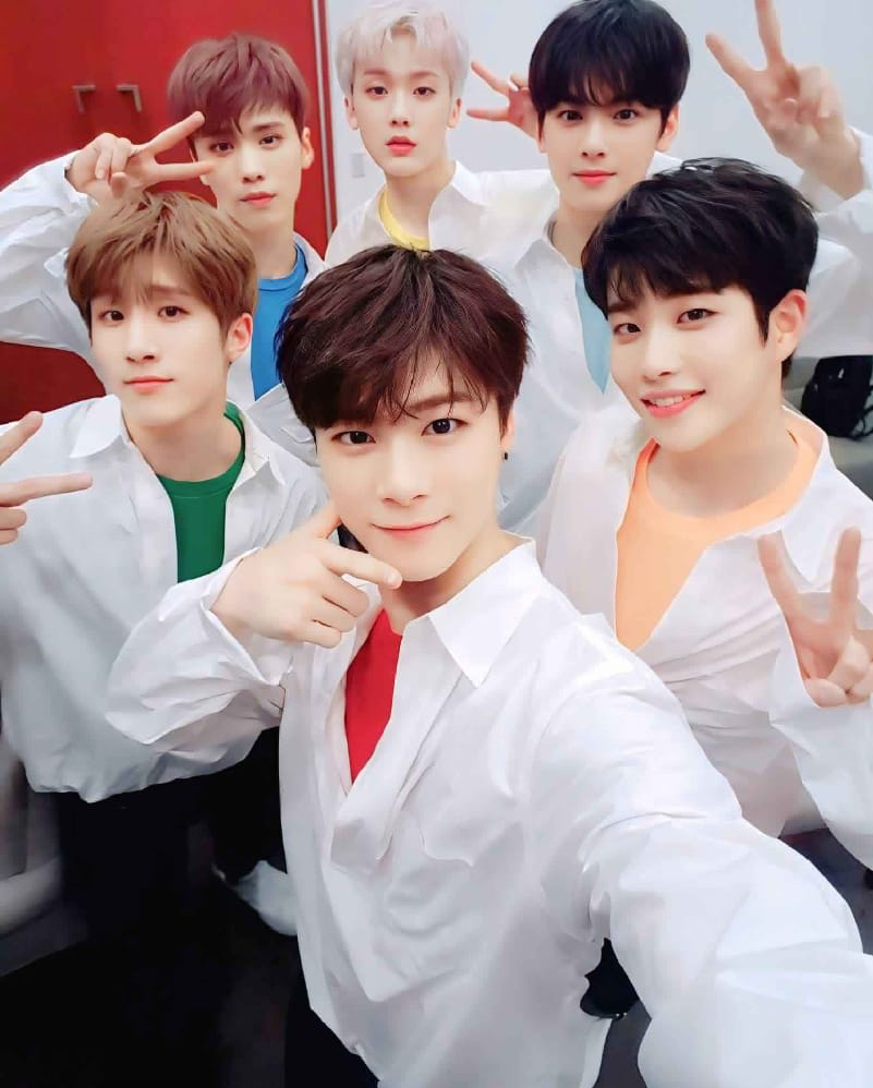A moment captured by Moonbin (ASTRO)'s fan