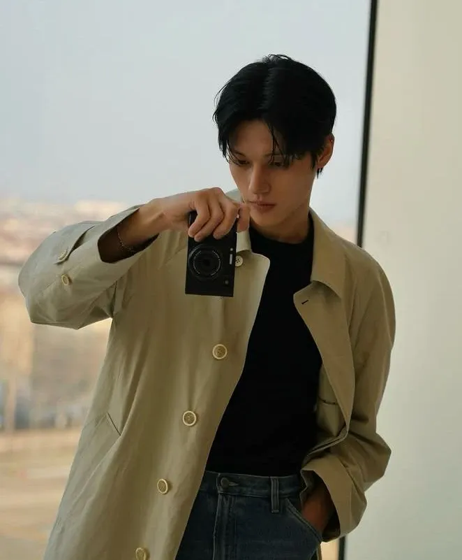 Recent activity shot of Wooyoung (ATEEZ)