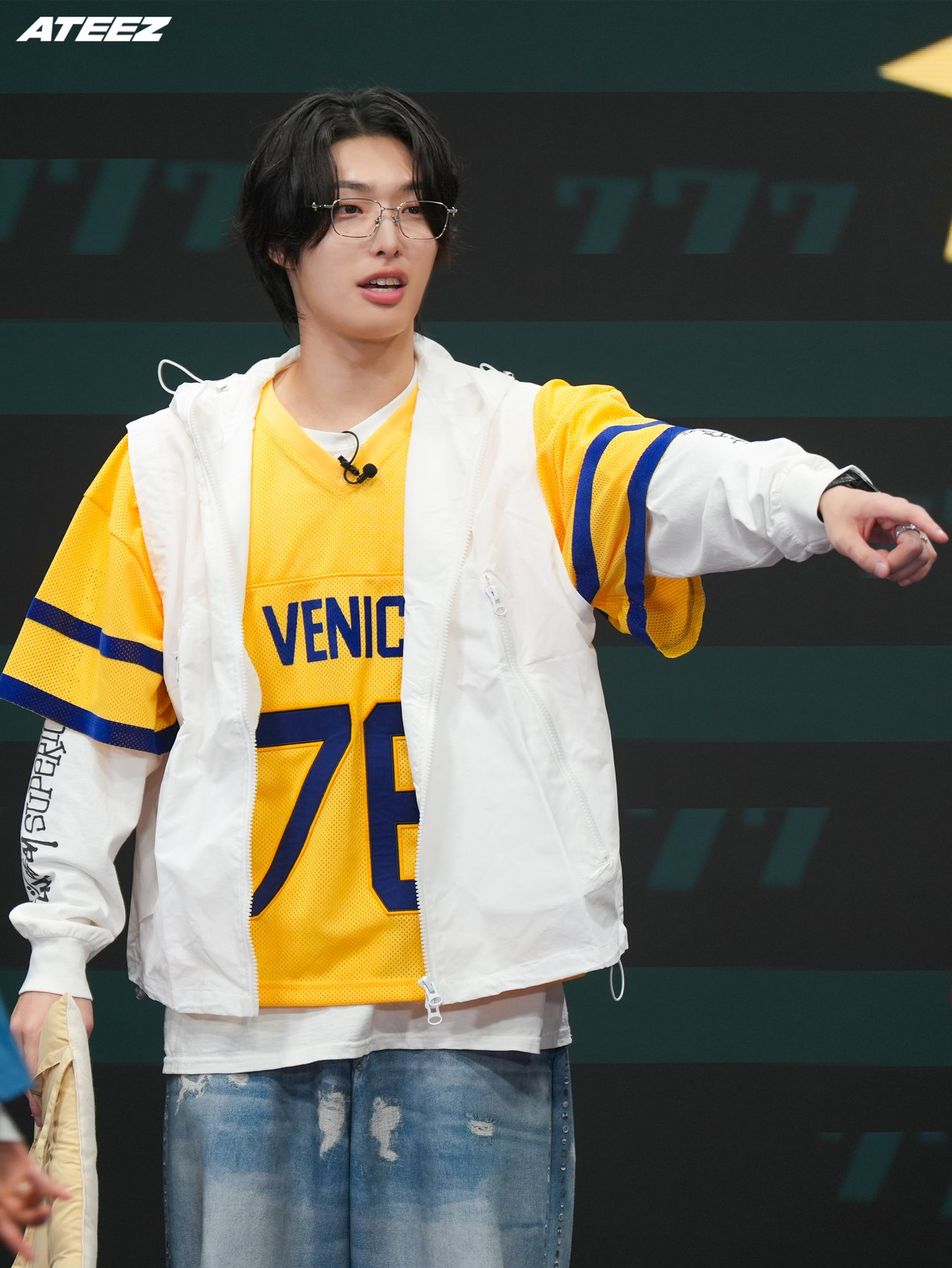 A moment captured by Mingi (ATEEZ)'s fan