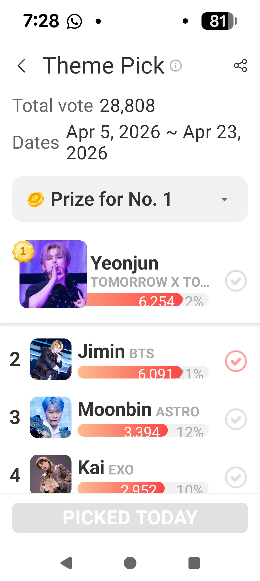 Fandom-recommended wallpaper image of Jimin (BTS)