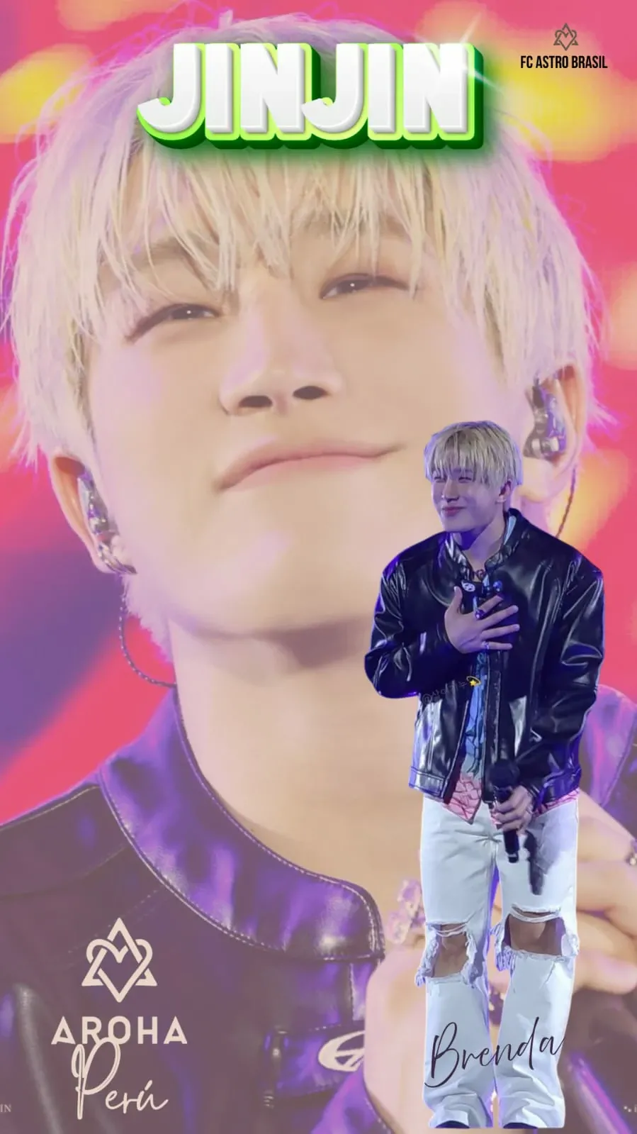 A moment captured by Jinjin (ASTRO)'s fan