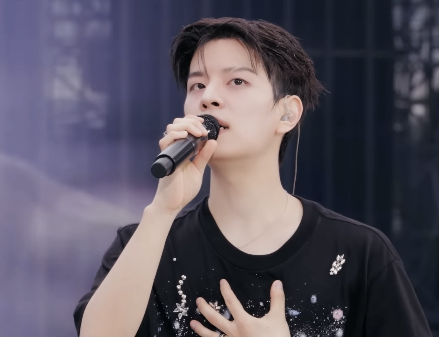 A moment captured by Seungmin (Stray Kids)'s fan