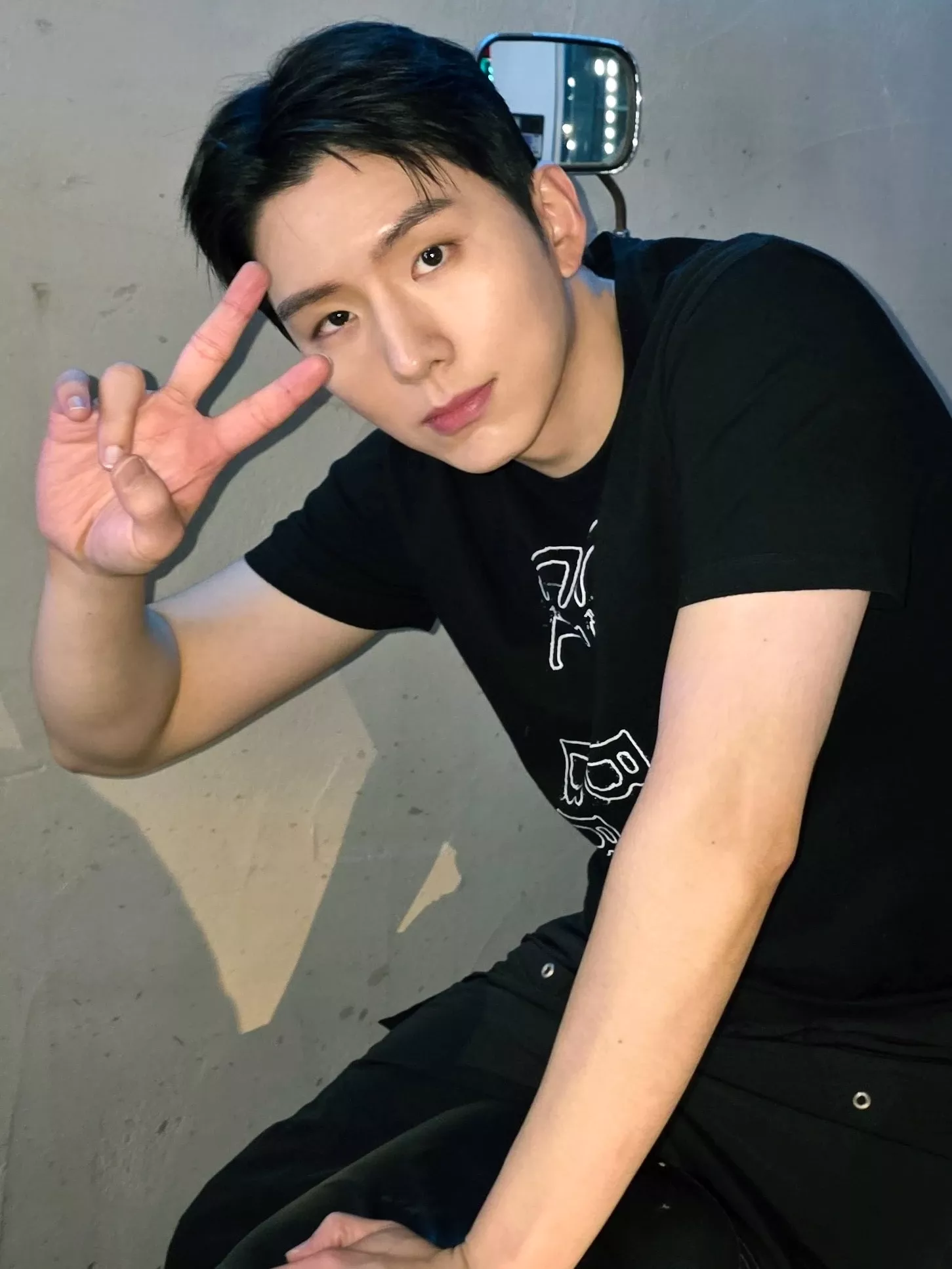 A moment captured by Kihyun (MONSTA X)'s fan