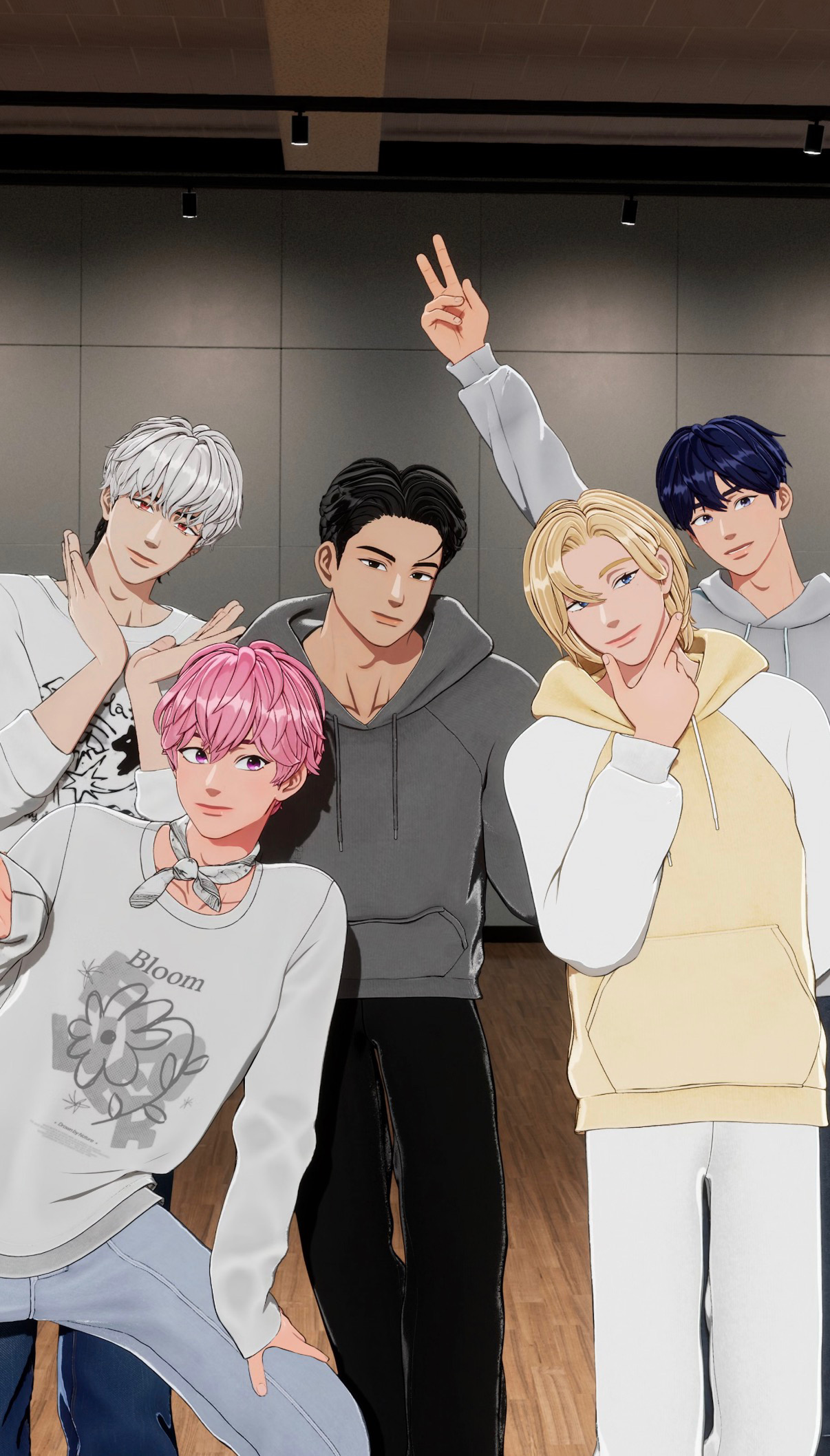 Fan-made special wallpaper for PLAVE