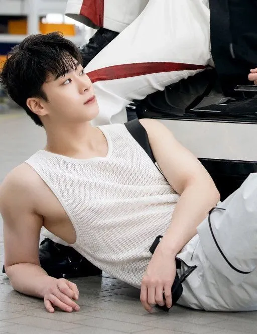 Recent activity shot of Moonbin (ASTRO)