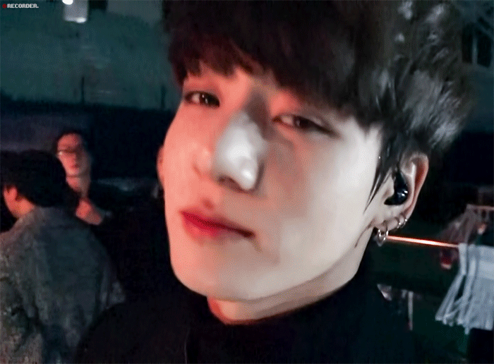 A moment captured by Jungkook (BTS)'s fan