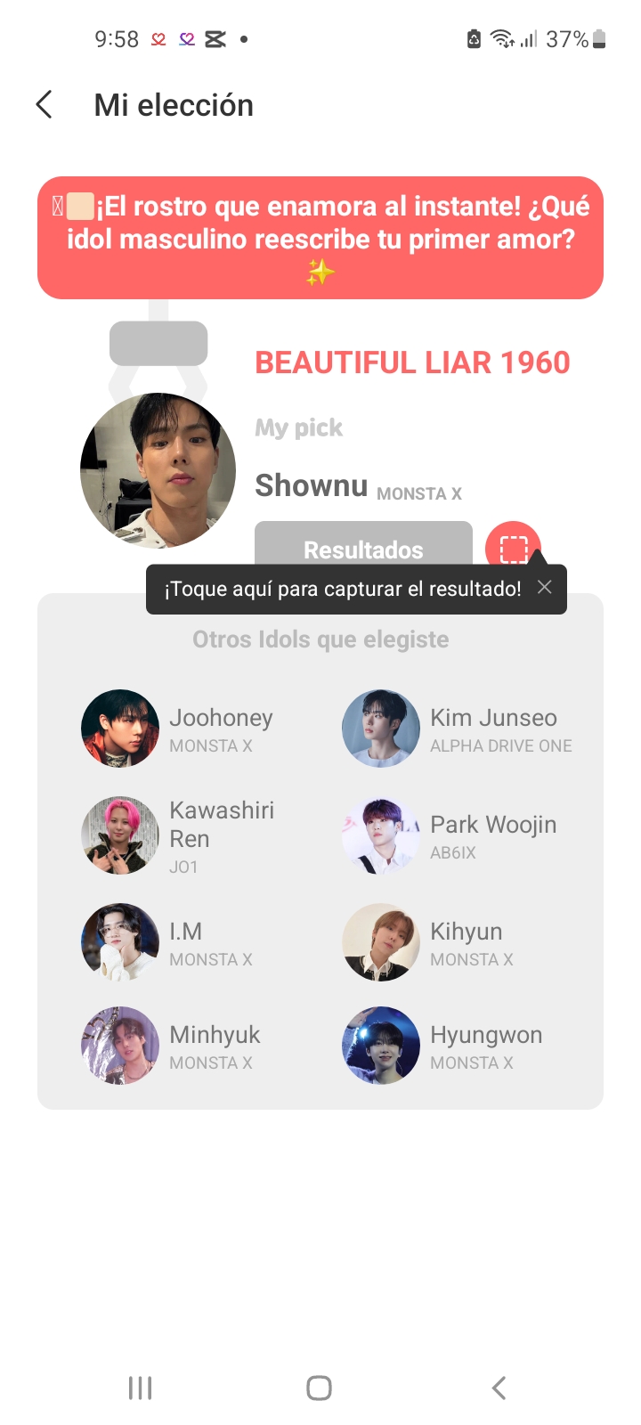 Shownu (MONSTA X)粉絲拍下的瞬間