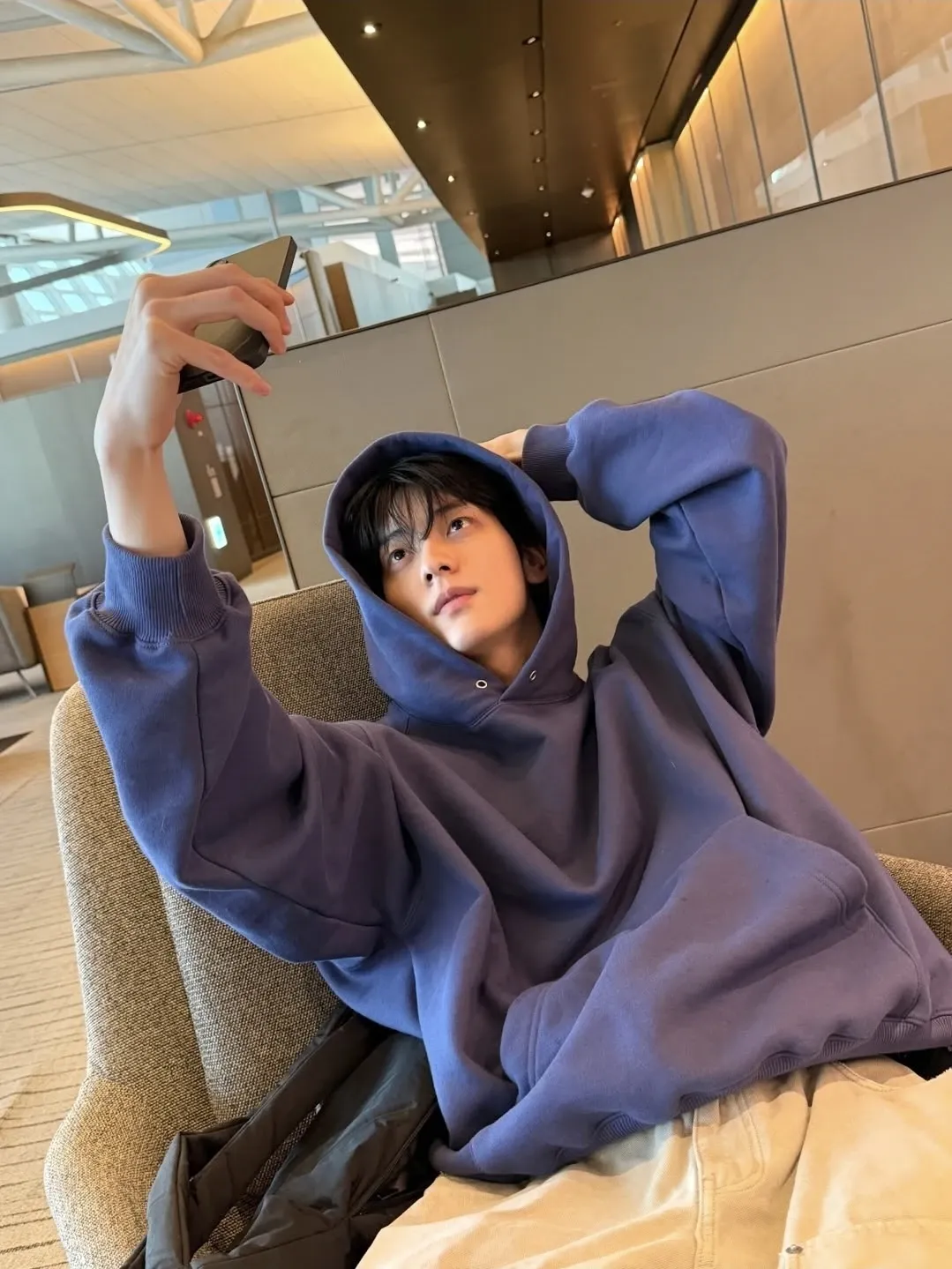 Recent activity shot of Soobin (TOMORROW X TOGETHER)