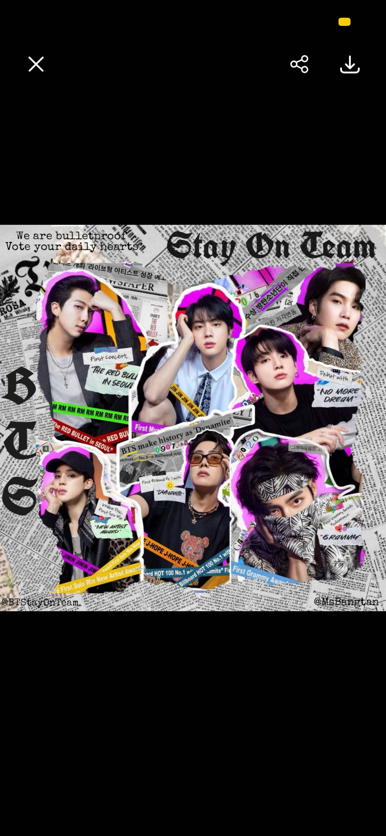 방탄소년단의 비하인드 컷