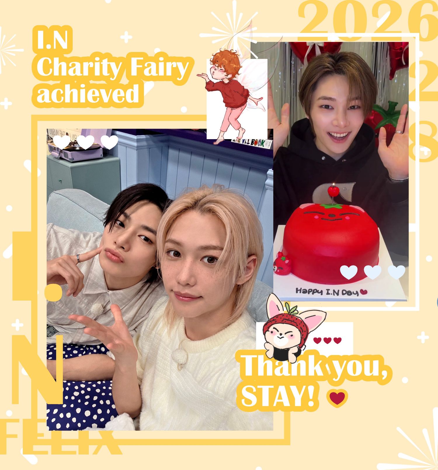 A moment captured by Felix (Stray Kids)'s fan