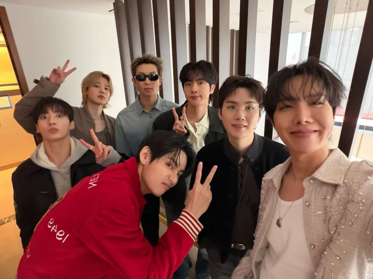 A moment captured by BTS's fan