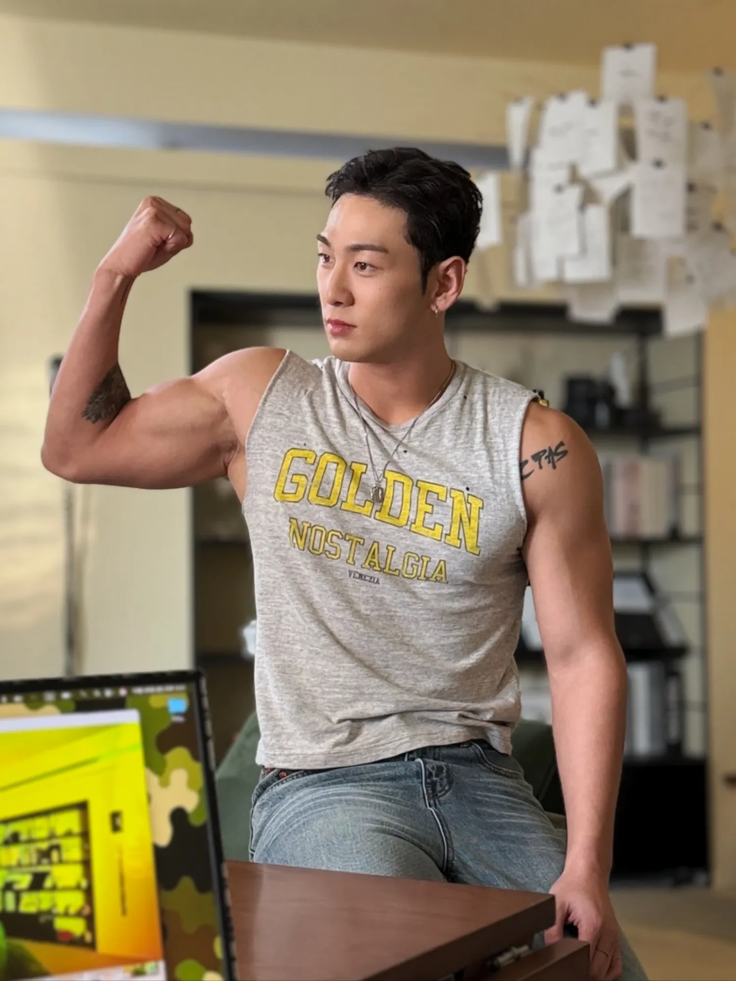 Momen yang diabadikan oleh penggemar Baekho
