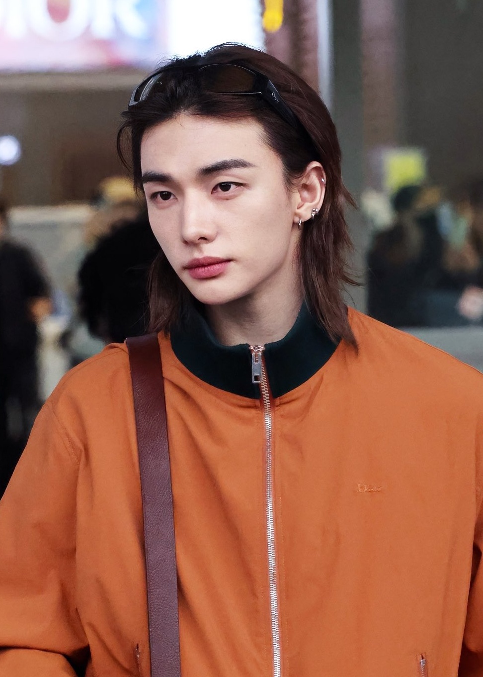 A moment captured by Hyunjin (Stray Kids)'s fan