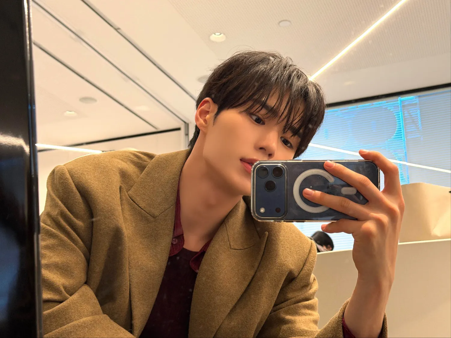 Recent activity shot of Kim Junseo (ALPHA DRIVE ONE)