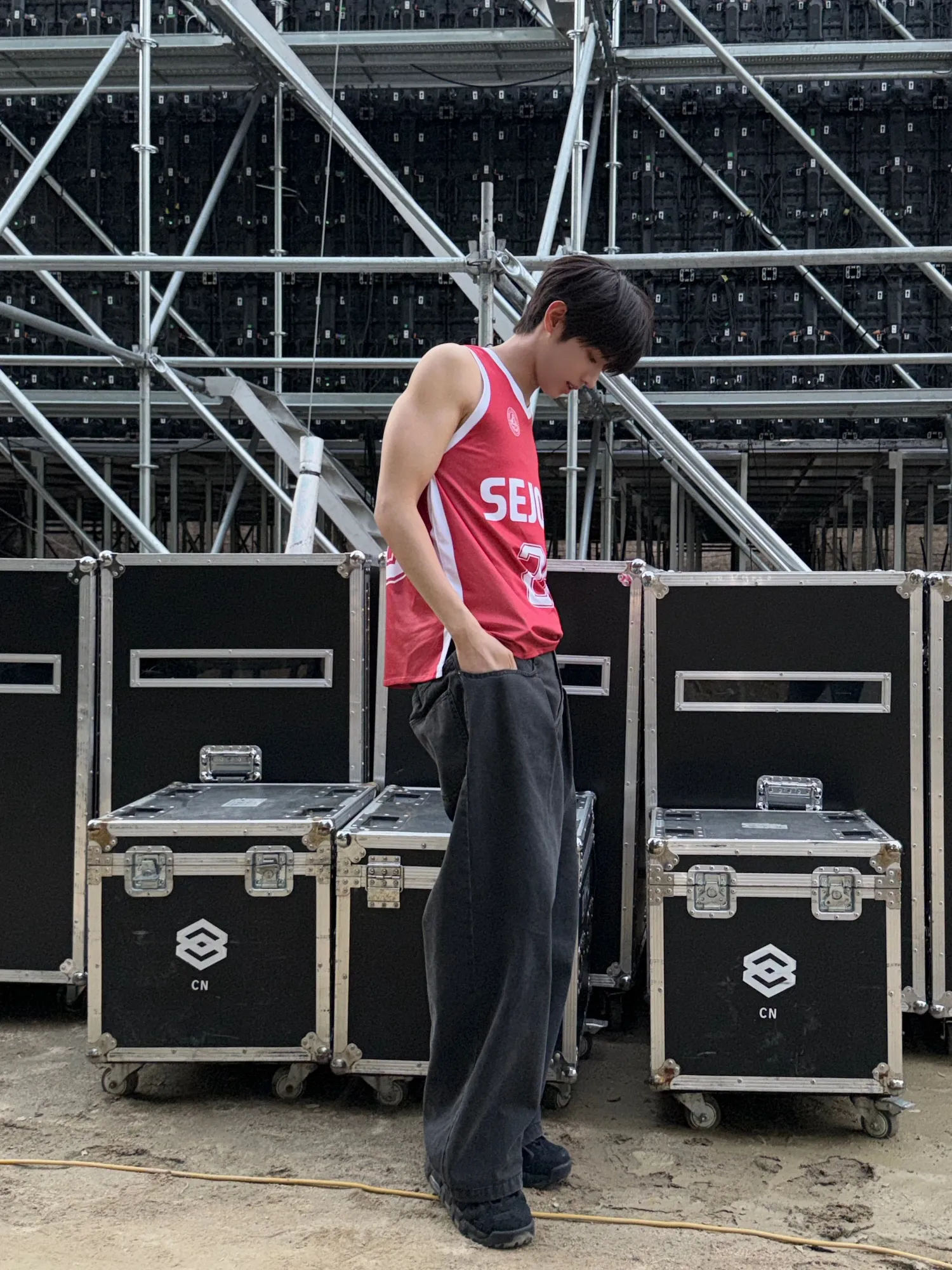 Behind-the-scenes cut of Jang yonghoon (IDID)