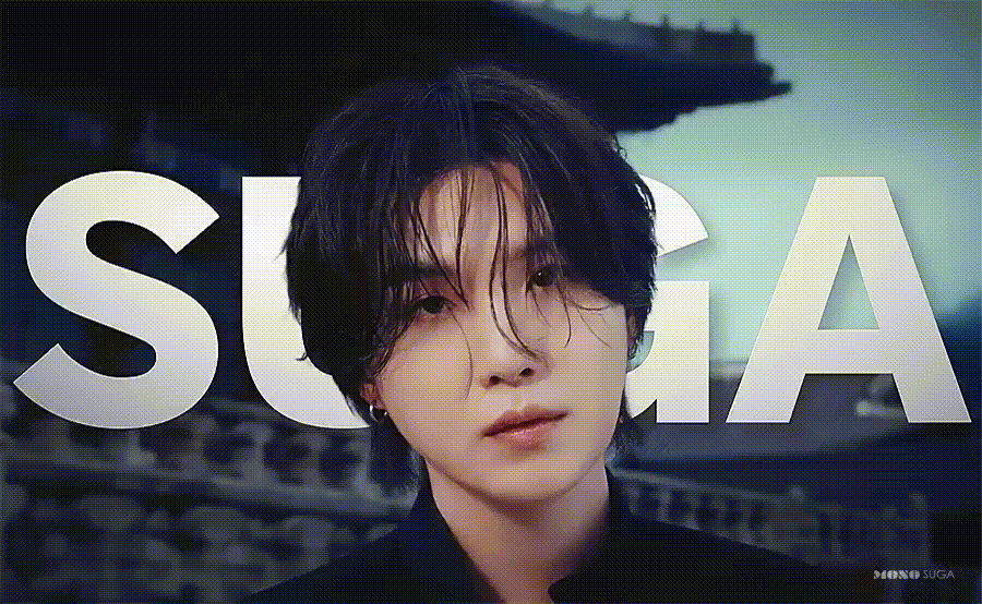 A moment captured by SUGA (BTS)'s fan