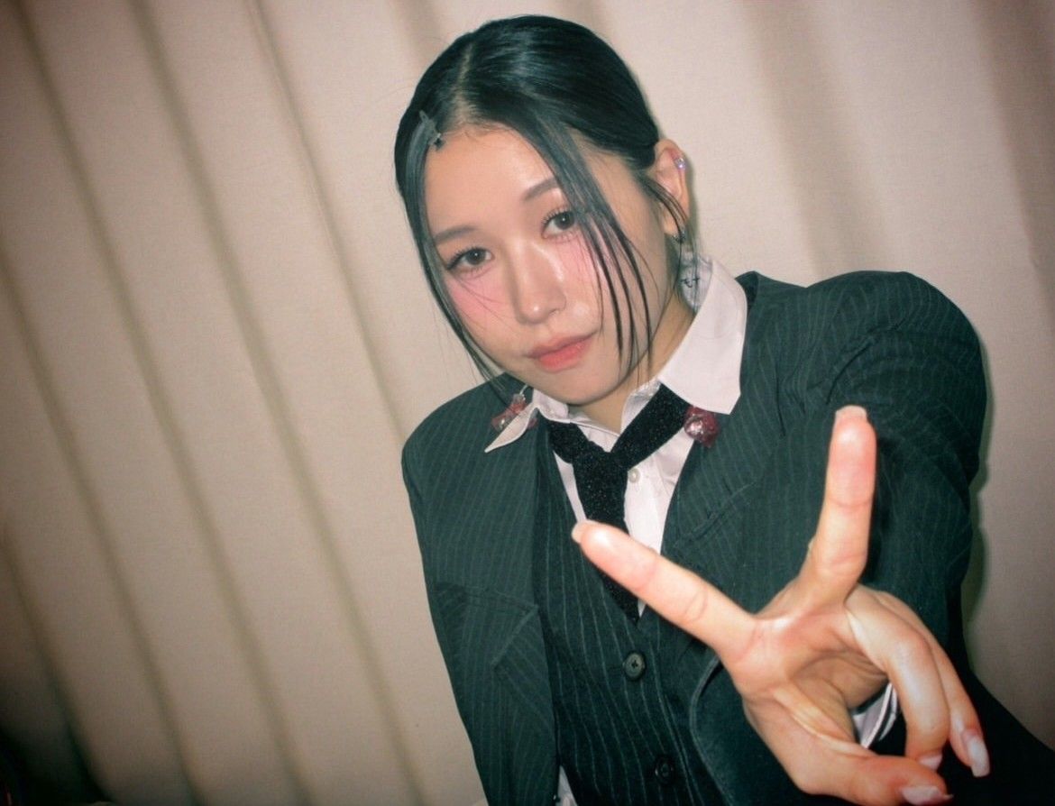 A moment captured by Kasahara Momona (ME:I)'s fan